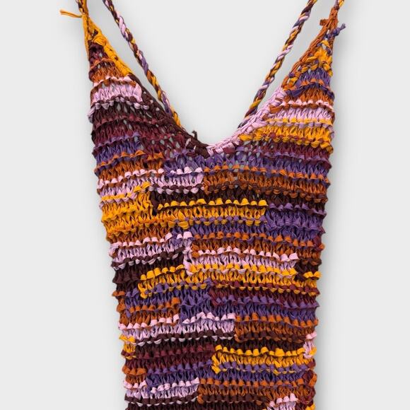 Ulla Johnson Emmalina Crochet Fringe Cotton & Silk Maxi Dress Size Small - Picture 12 of 16